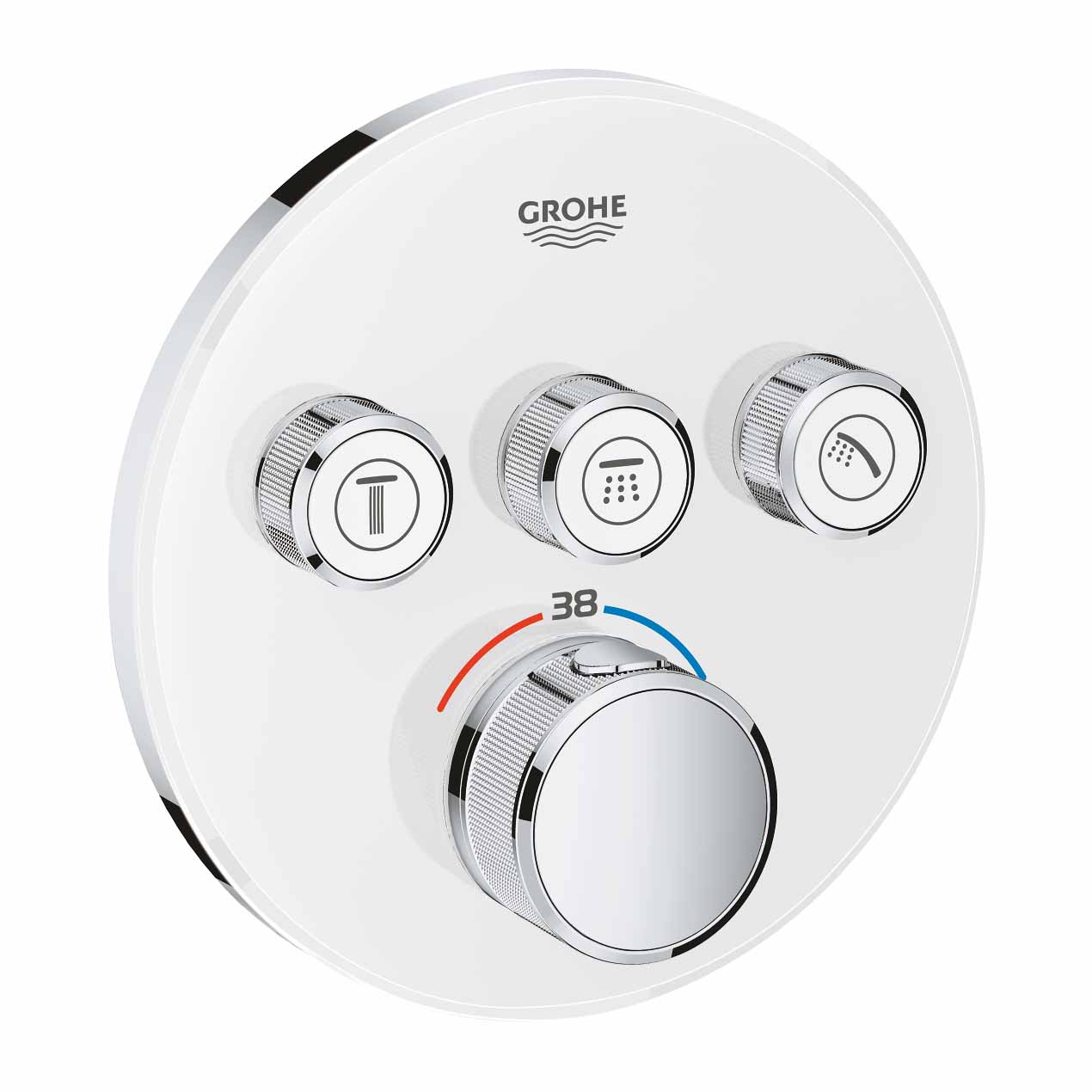 Van nhiệt độ kèm chuyển hướng 3 đường Grohtherm SmartControl GROHE 29904LS0