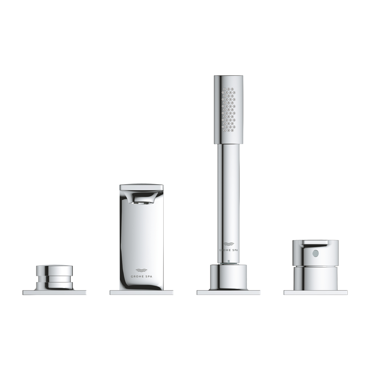 Vòi bồn tắm 4 lỗ nóng lạnh kèm tay sen Allure GROHE 19316001