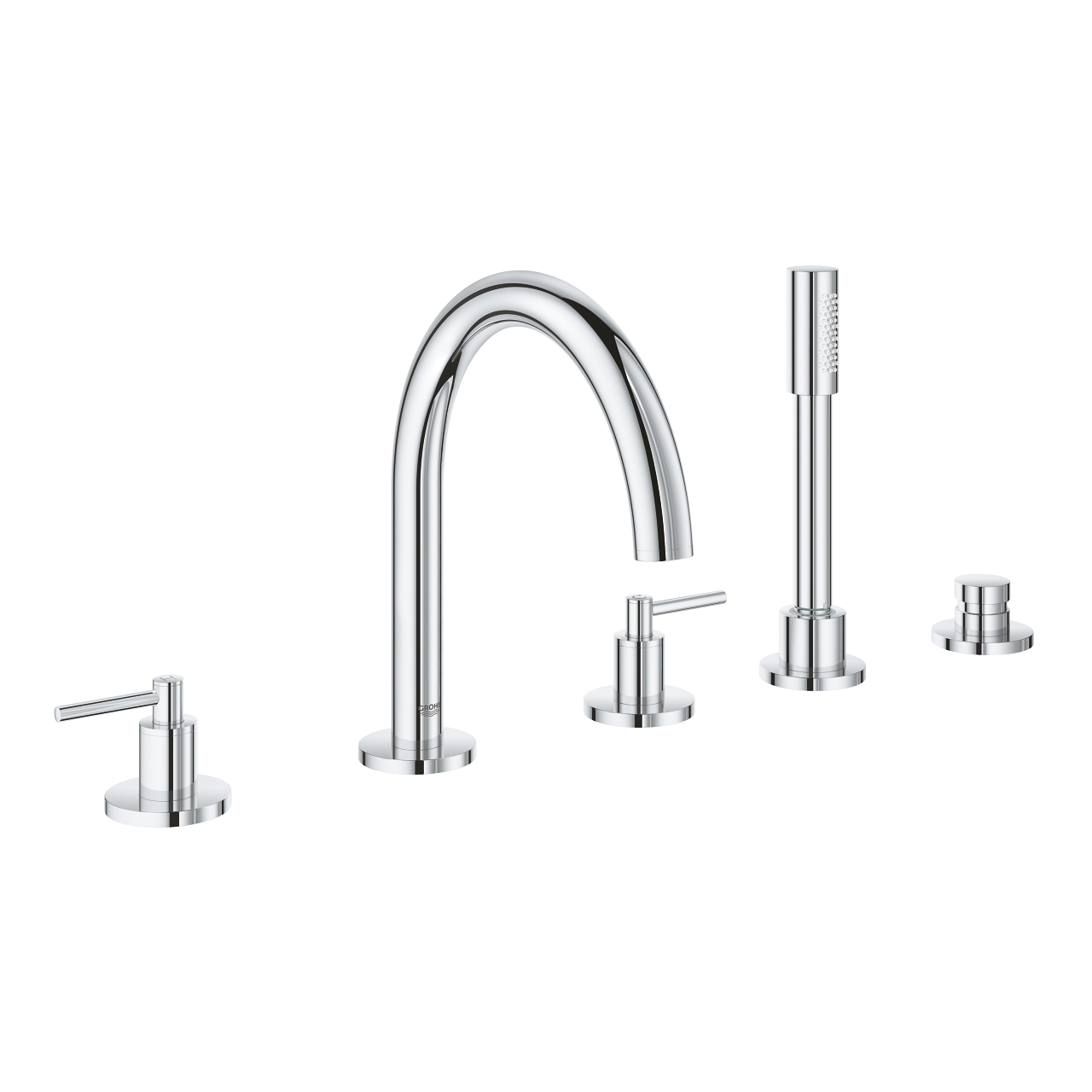 Vòi bồn tắm 5 lỗ nóng lạnh kèm tay sen Atrio GROHE 19922003