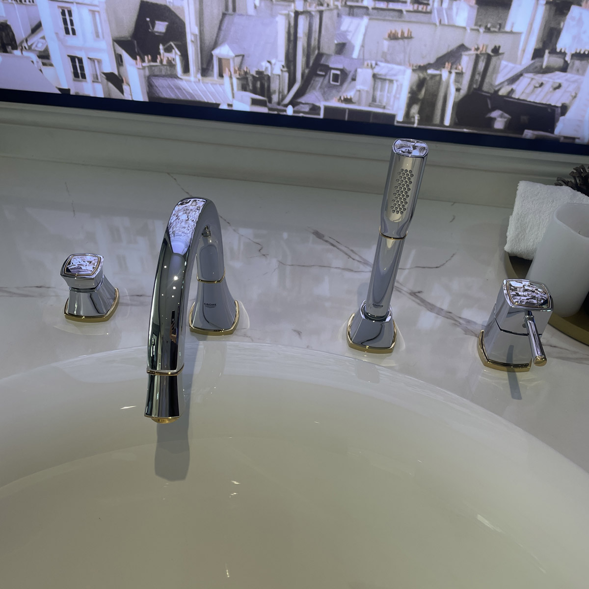 Bộ vòi xả bồn 4 lỗ Grandera GROHE 19936IG0