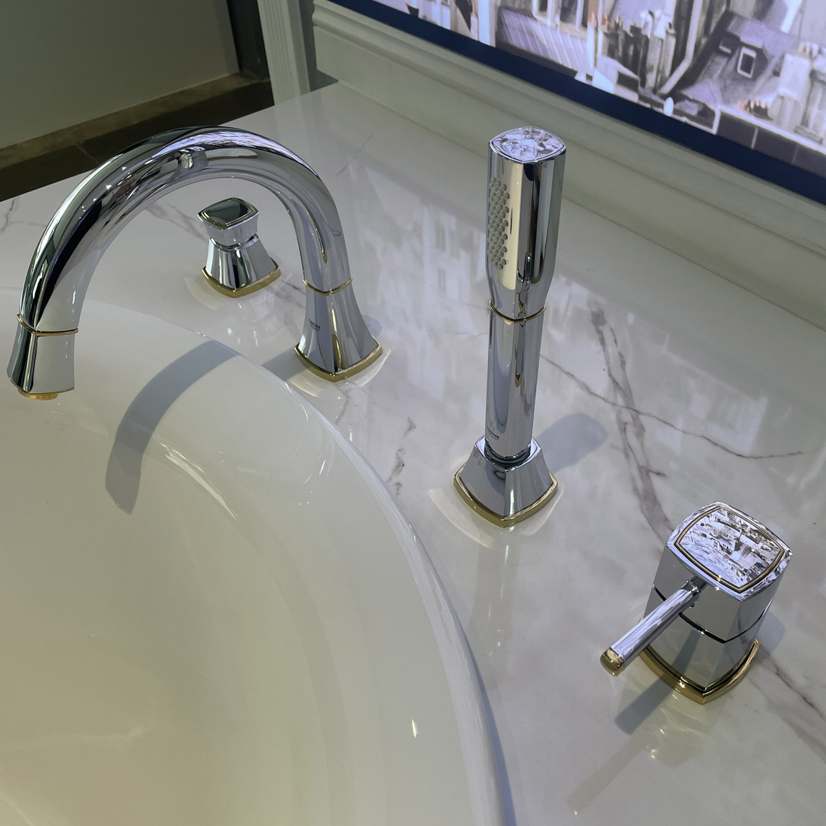 Bộ vòi xả bồn 4 lỗ Grandera GROHE 19936IG0