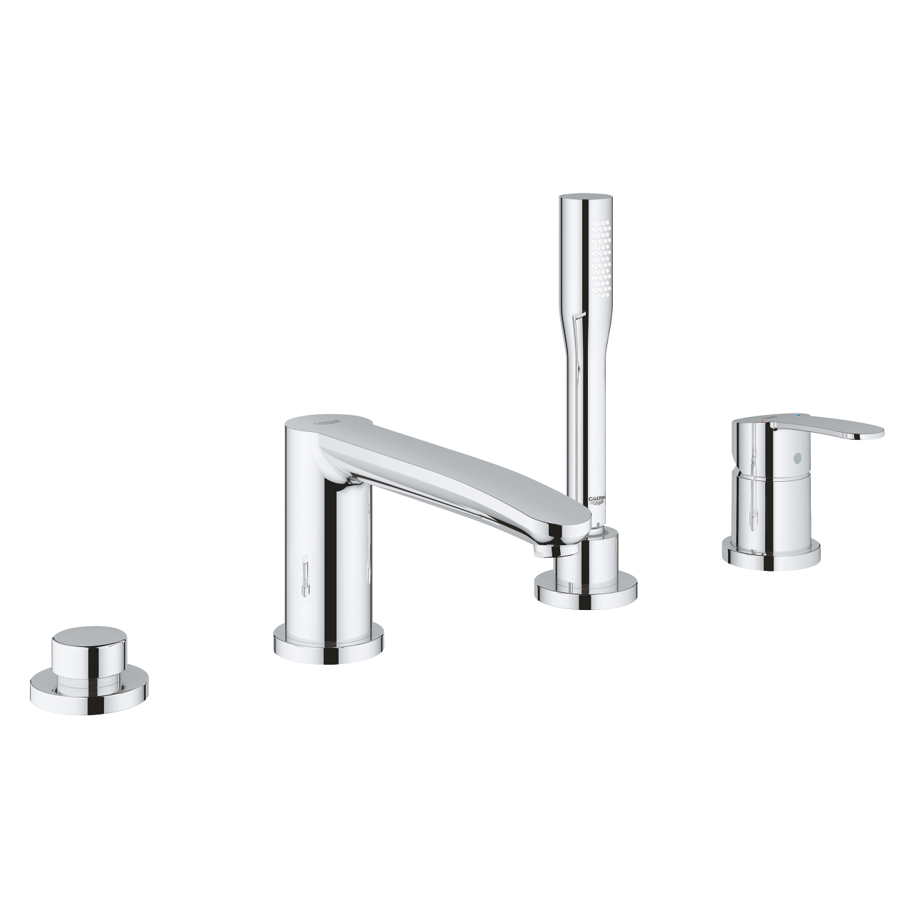 Vòi bồn tắm 4 lỗ nóng lạnh kèm tay sen Eurostyle Cosmopolitan GROHE 23048003