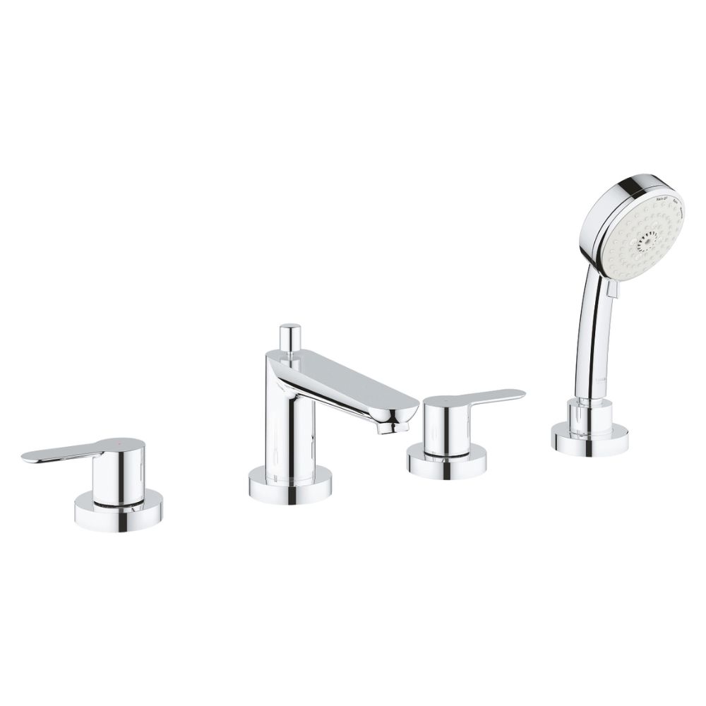 Vòi bồn tắm 4 lỗ nóng lạnh kèm tay sen BauEdge GROHE 2512000A