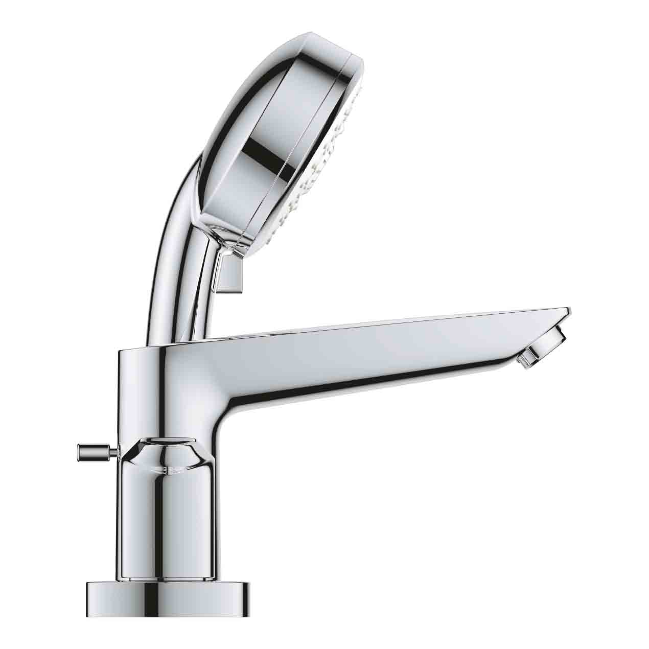 Vòi bồn tắm 4 lỗ nóng lạnh kèm tay sen BauEdge GROHE 2512010A