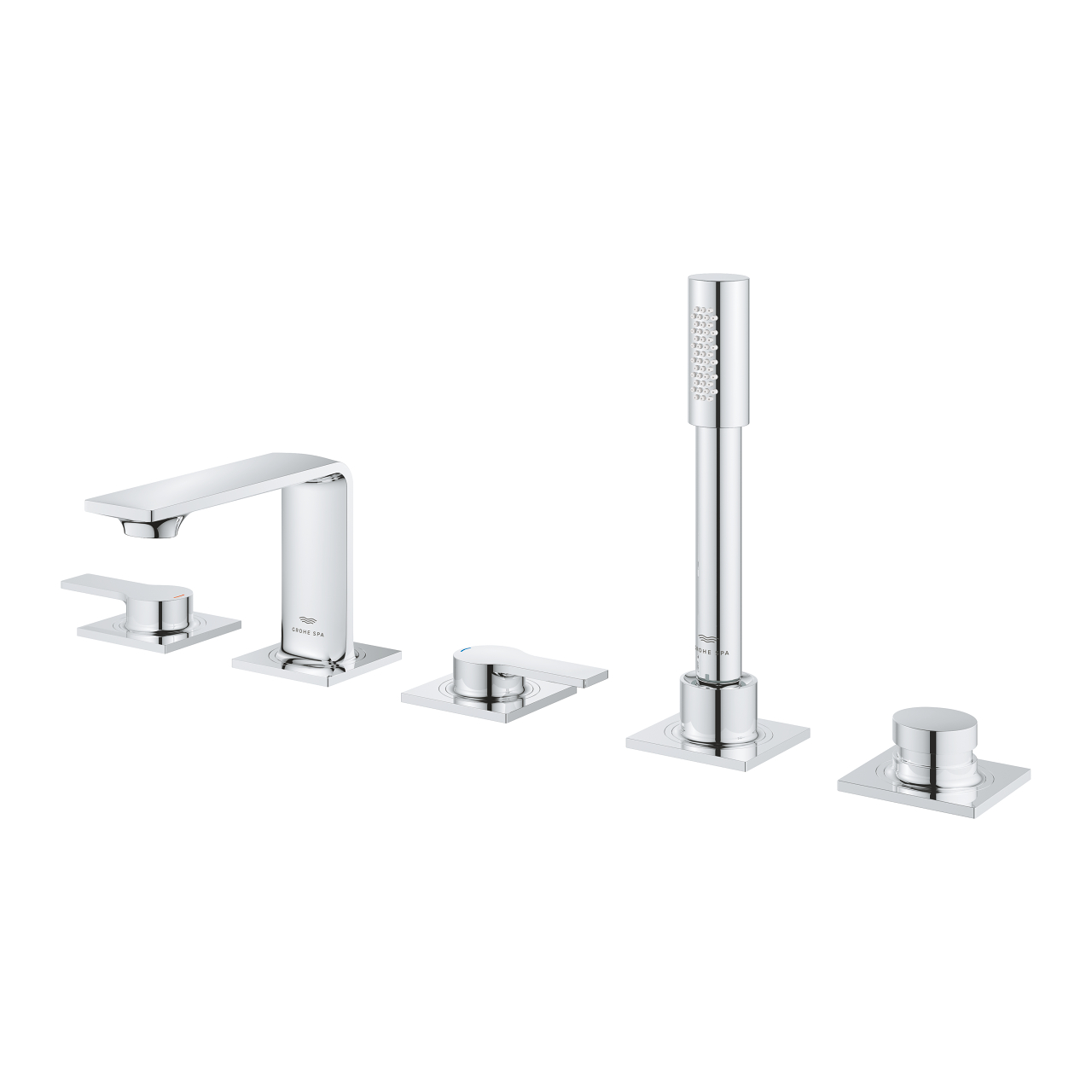 Vòi bồn tắm 5 lỗ nóng lạnh kèm tay sen Allure GROHE 25221001
