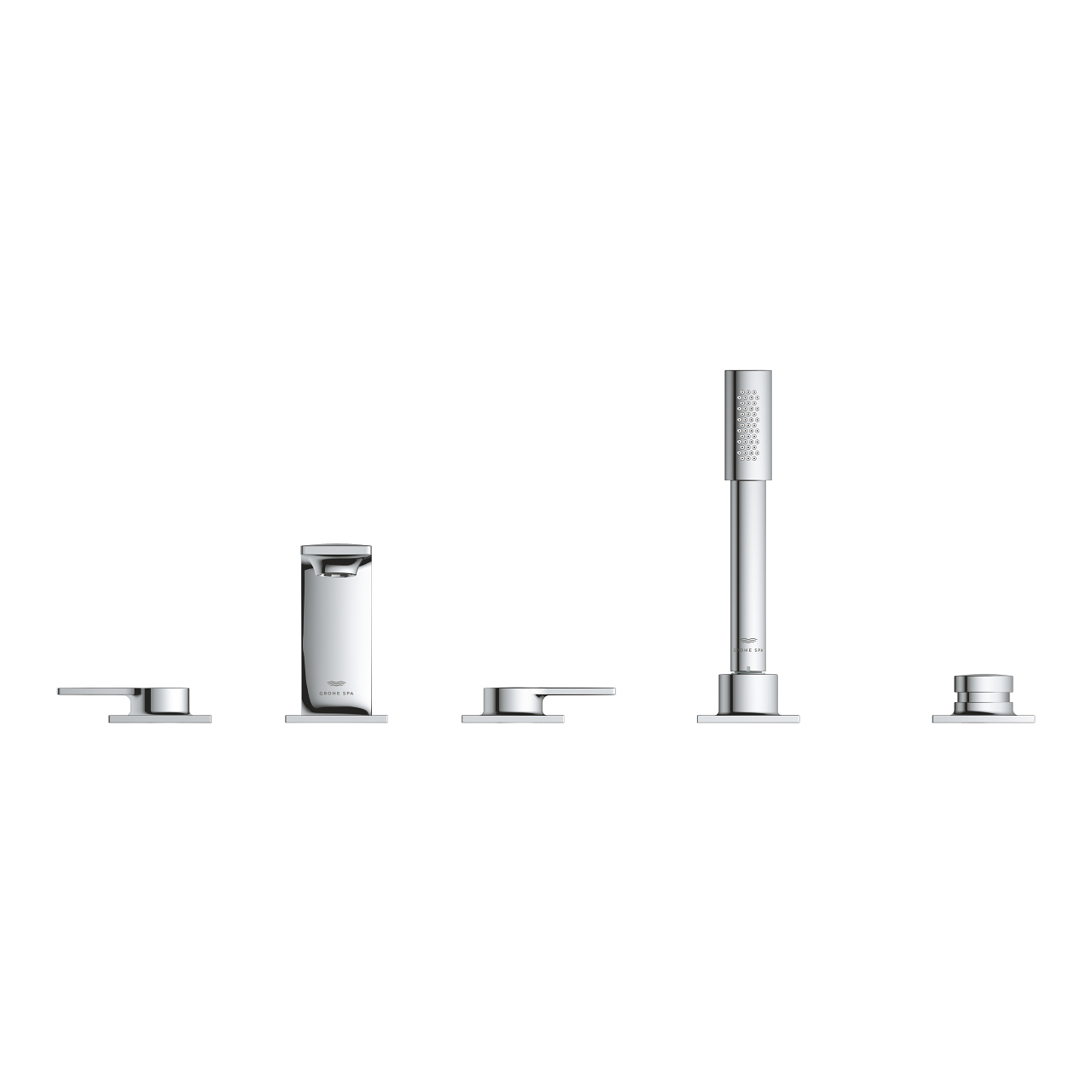 Vòi bồn tắm 5 lỗ nóng lạnh kèm tay sen Allure GROHE 25221001