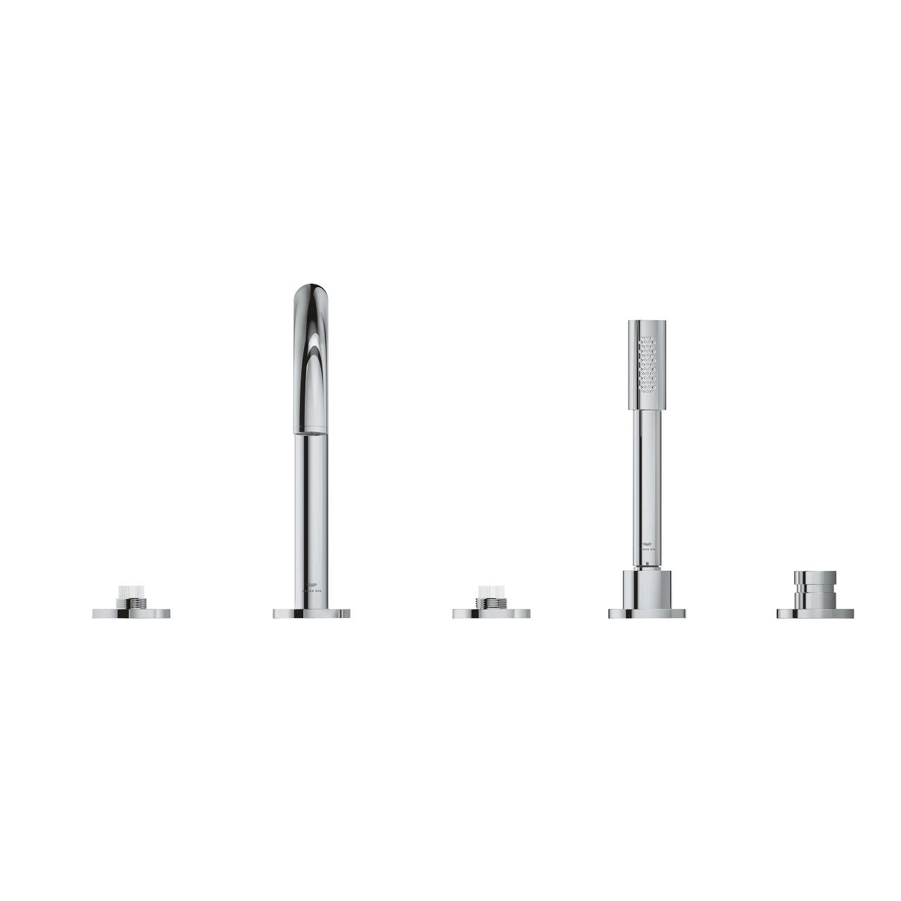 Vòi bồn tắm 5 lỗ nóng lạnh kèm tay sen Atrio GROHE 25224000