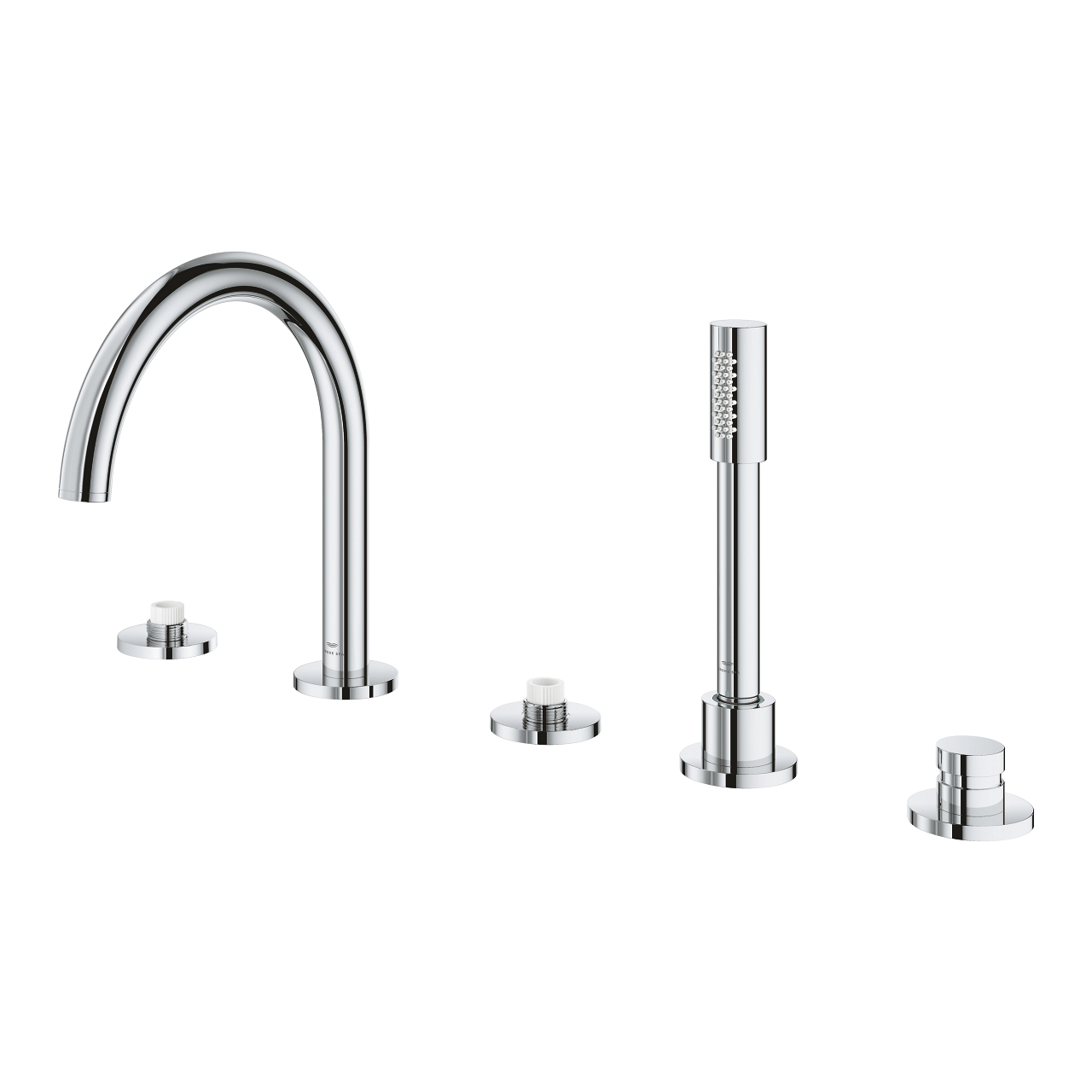 Vòi bồn tắm 5 lỗ nóng lạnh kèm tay sen Atrio GROHE 25224000