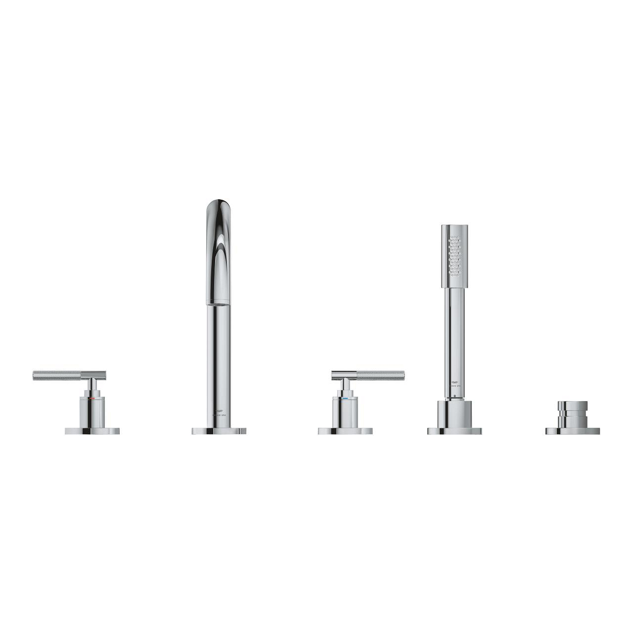 Vòi bồn tắm 5 lỗ nóng lạnh kèm tay sen Atrio GROHE 25224000