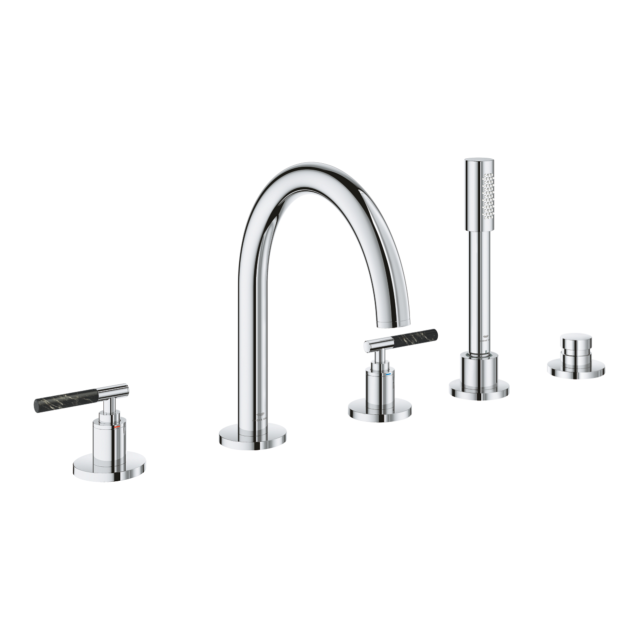 Vòi bồn tắm 5 lỗ nóng lạnh kèm tay sen Atrio GROHE 25224000