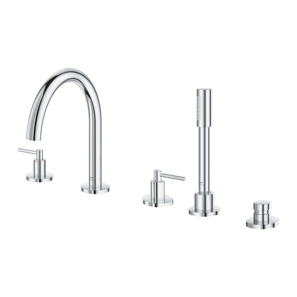 Vòi bồn tắm 5 lỗ nóng lạnh kèm tay sen Atrio GROHE 29407000