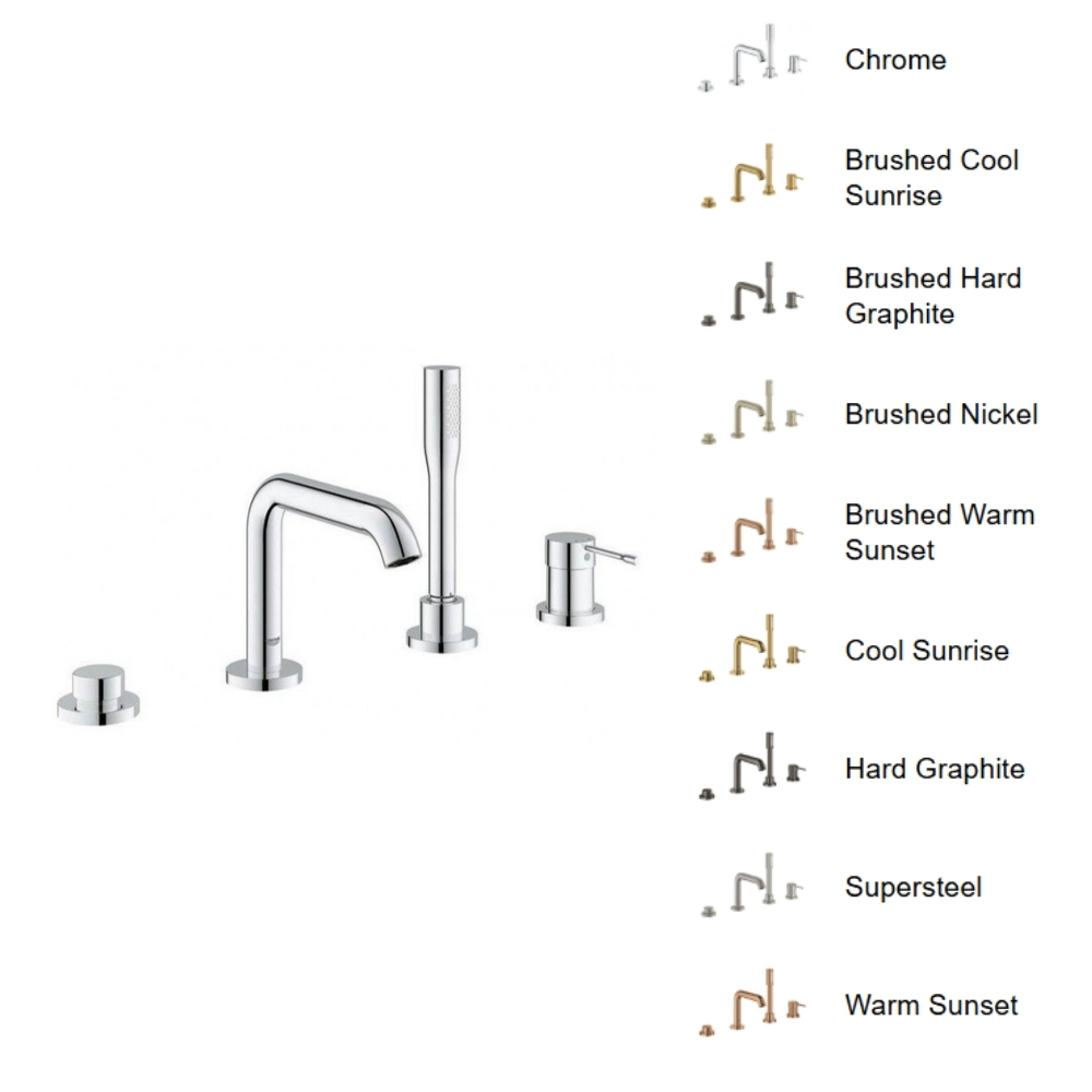 Vòi bồn tắm 4 lỗ nóng lạnh Essence GROHE 19578001