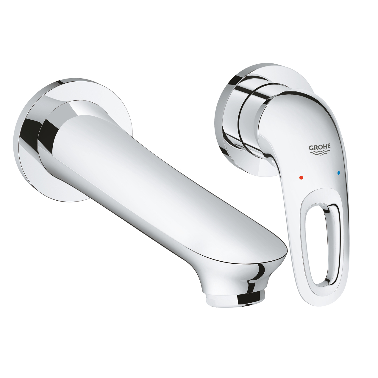 Vòi chậu gắn tường nóng lạnh 2 lỗ Eurostyle GROHE 19571003