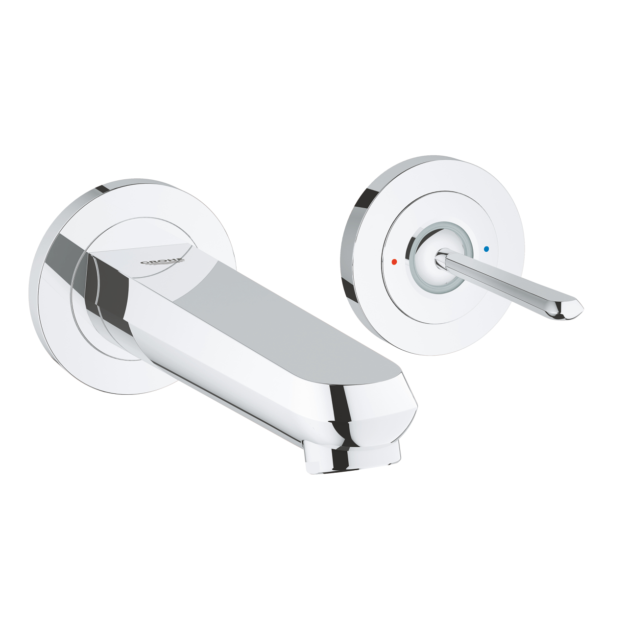 Vòi chậu gắn tường nóng lạnh 2 lỗ Eurodisc Joy GROHE 19968000