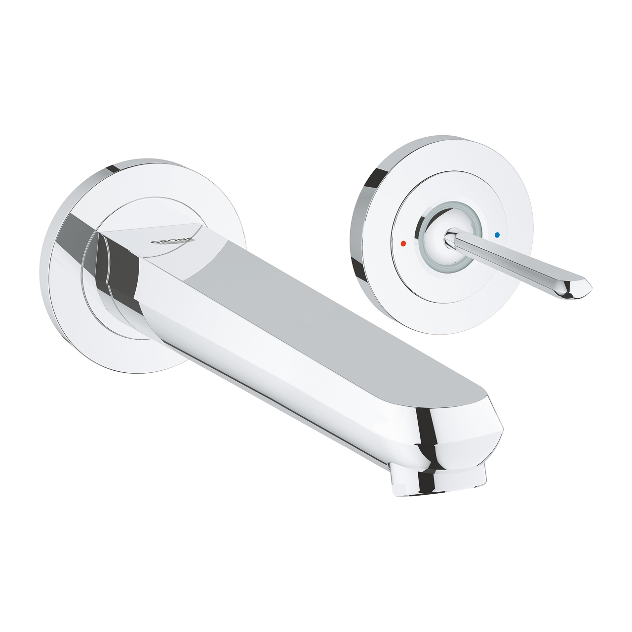 Vòi chậu gắn tường nóng lạnh 2 lỗ Eurodisc Joy GROHE 19969000