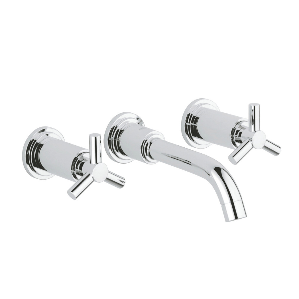 Vòi chậu gắn tường nóng lạnh 3 lỗ Atrio S-size GROHE 20164000