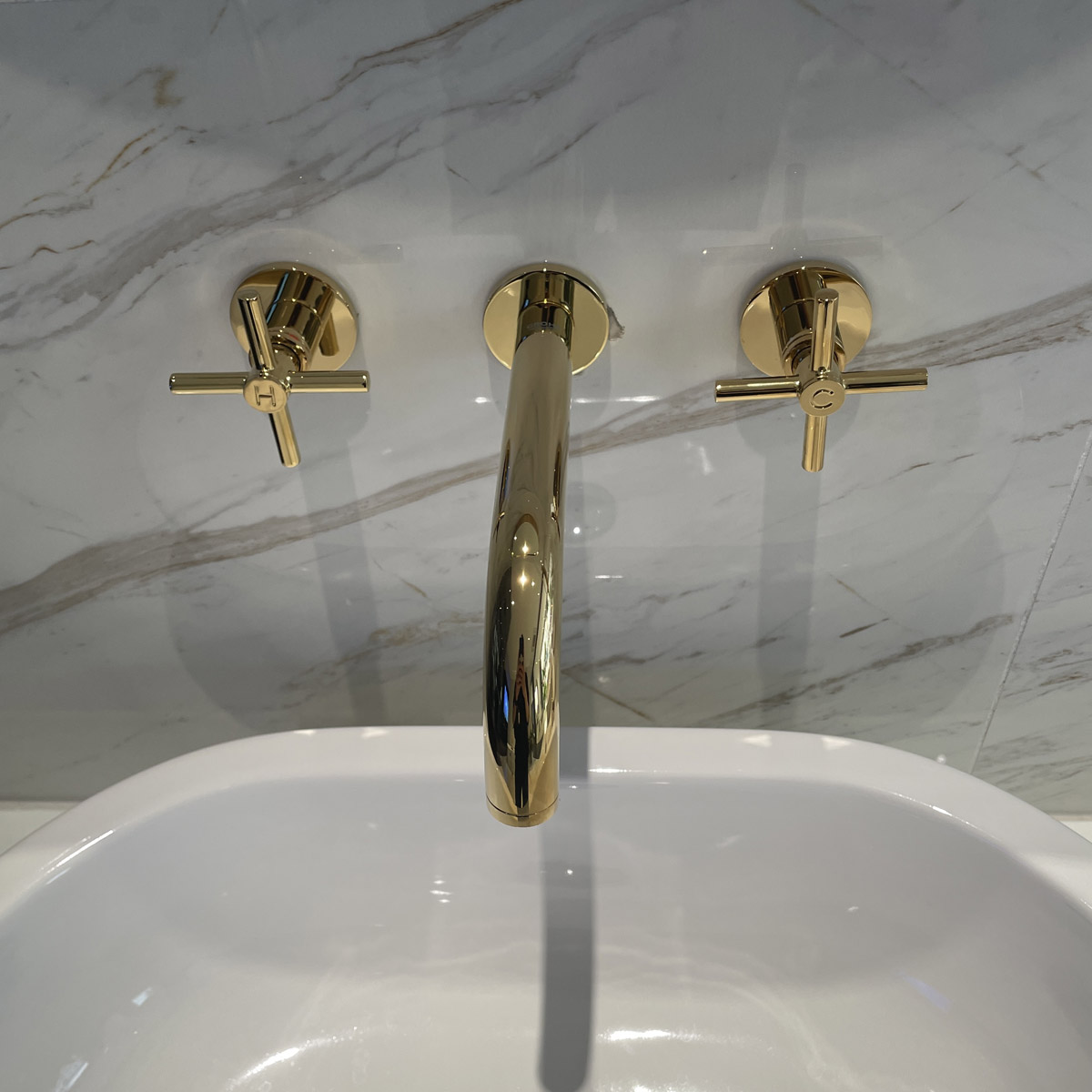 Vòi gắn tường 3 lỗ nóng lạnh Atrio GROHE 20164003