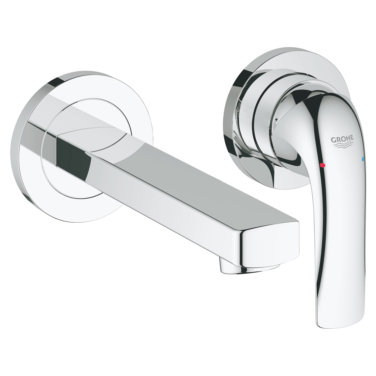 Vòi chậu gắn tường nóng lạnh 2 lỗ BauCurve GROHE 20288000