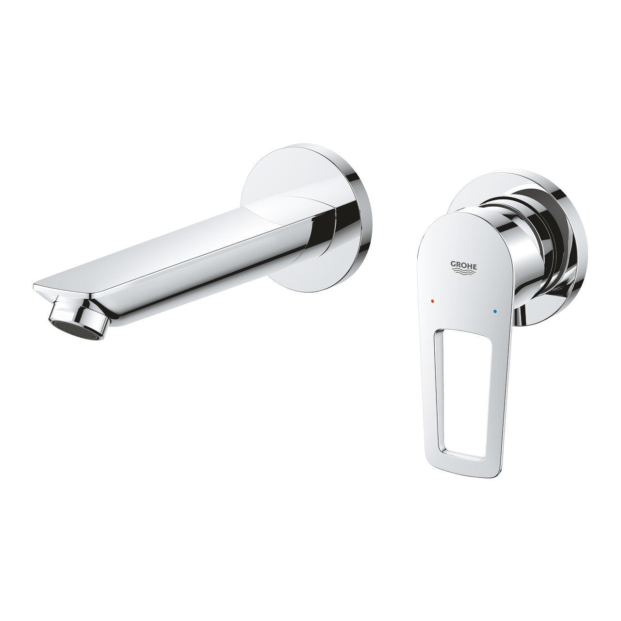Vòi chậu gắn tường nóng lạnh 2 lỗ BauLoop GROHE 20289001