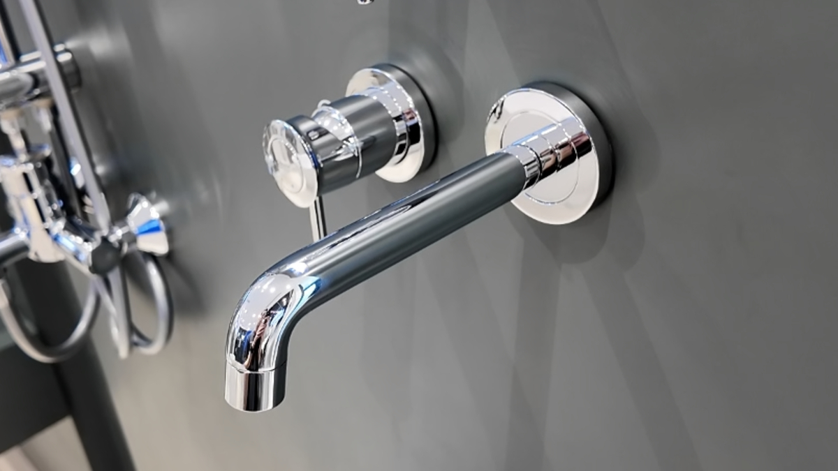 Vòi chậu gắn tường nóng lạnh 2 lỗ BauClassic GROHE 2029200C