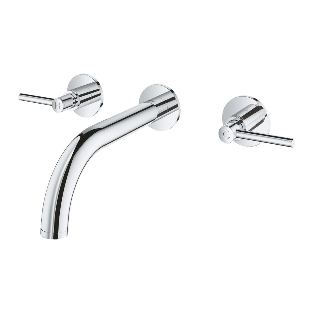 Vòi chậu gắn tường nóng lạnh 3 lỗ Atrio M-size GROHE 20662000