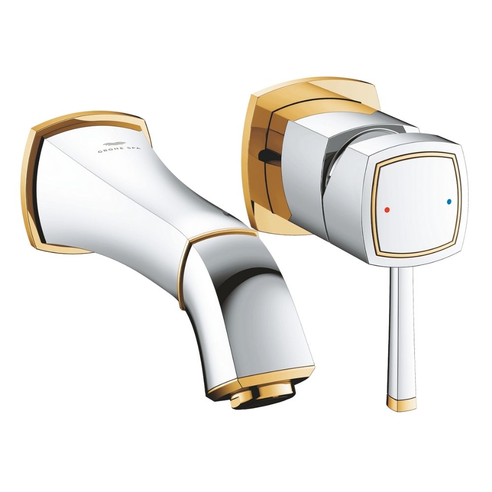 Vòi chậu gắn tường nóng lạnh 2 lỗ Grandera M-size GROHE 29416IG0