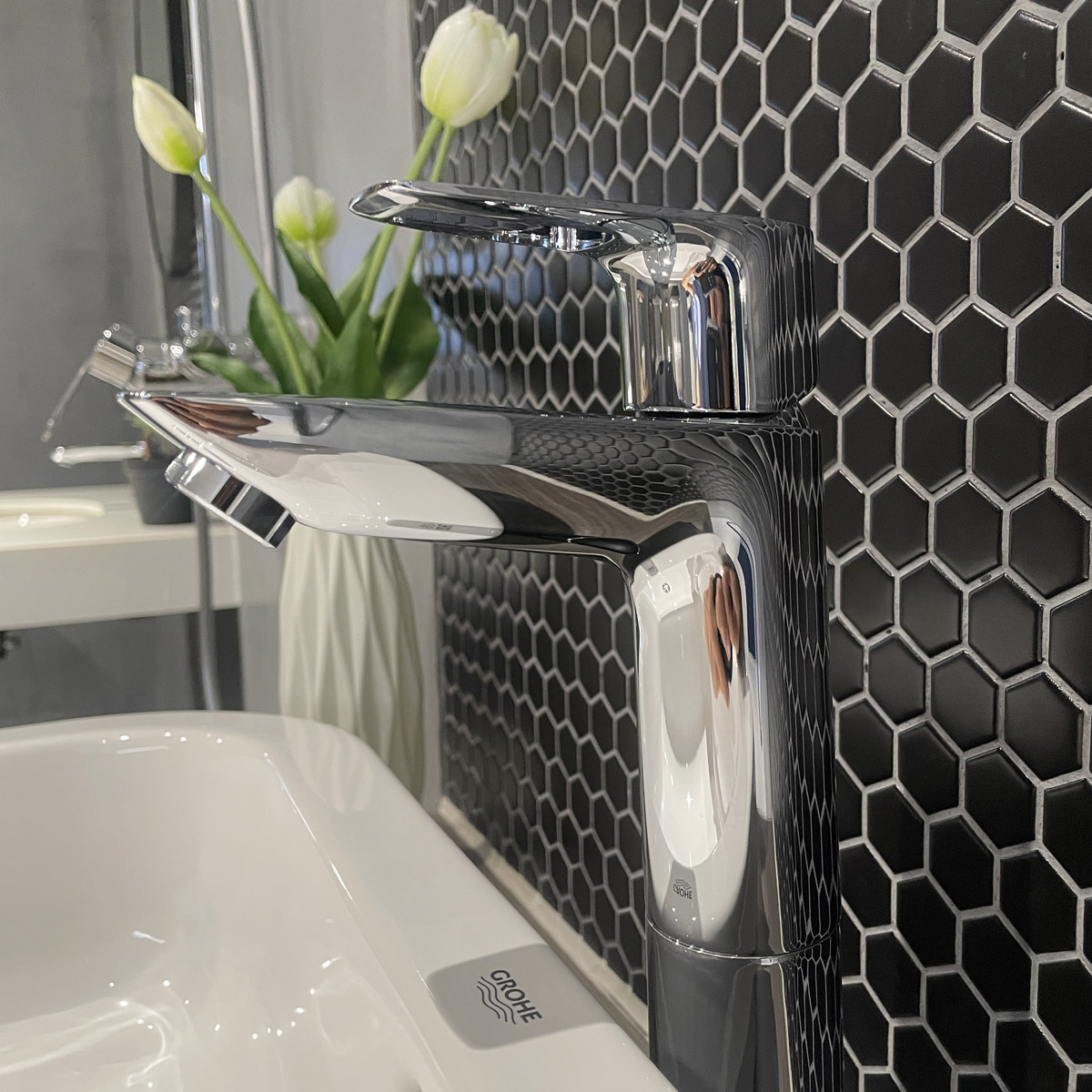 Vòi chậu nóng lạnh BauLoop XL-Size Grohe 32856001