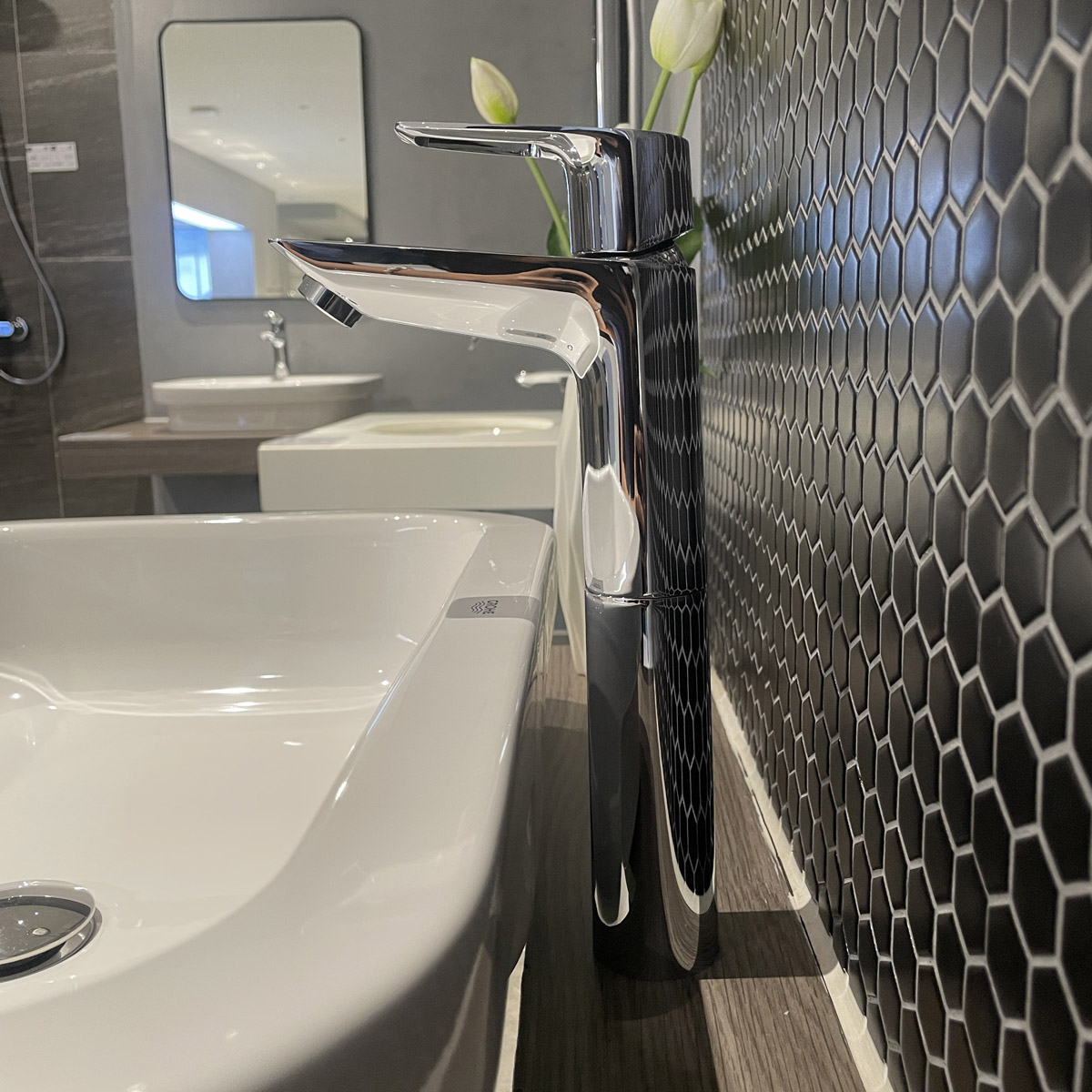 Vòi chậu nóng lạnh BauLoop XL-Size Grohe 32856001