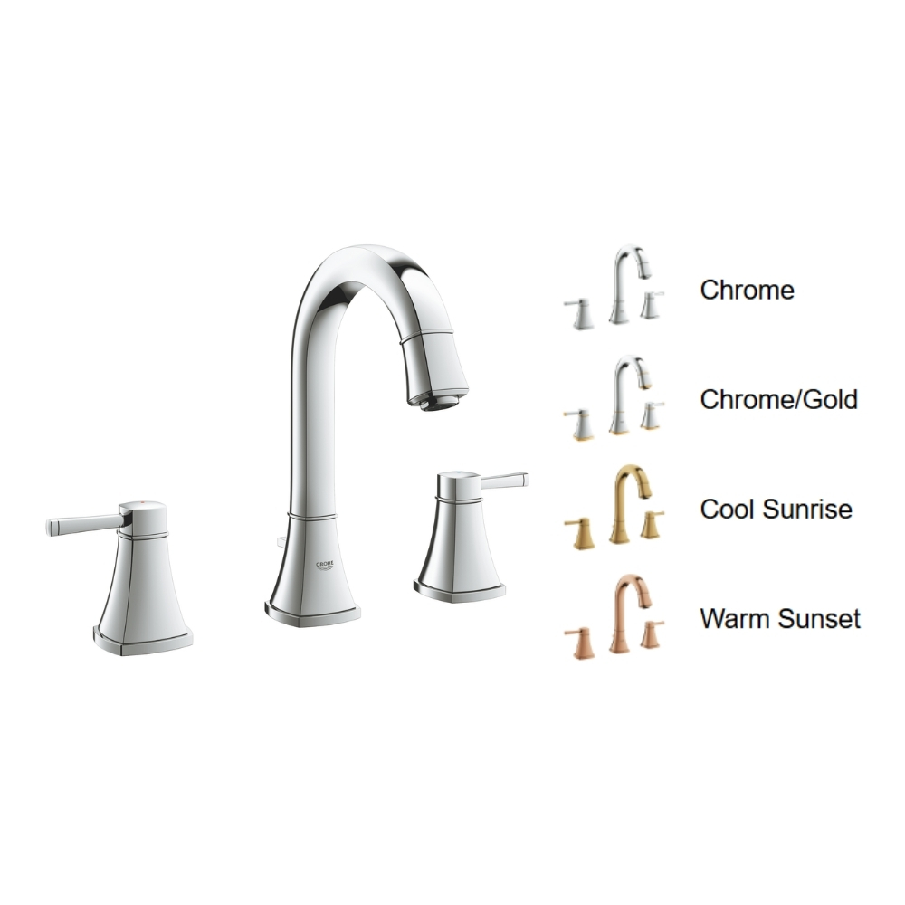 Vòi chậu nóng lạnh Grandera 3 lỗ Grohe 20389IG0