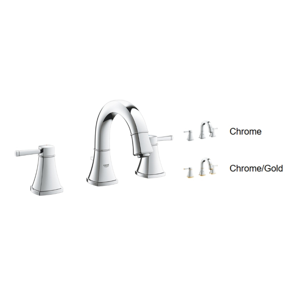 Vòi chậu nóng lạnh 3 lỗ thấp Grandera S-size GROHE 20417IG0