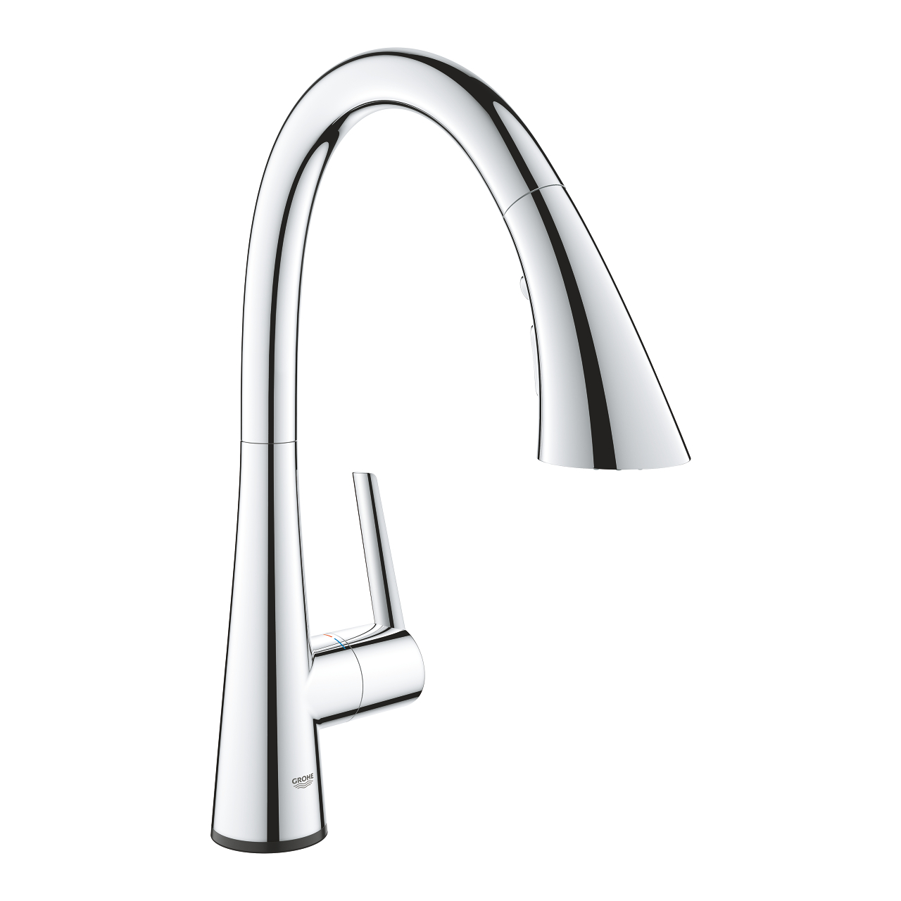 Vòi bếp cảm ứng dây rút nóng lạnh Zedra Touch GROHE 30219002