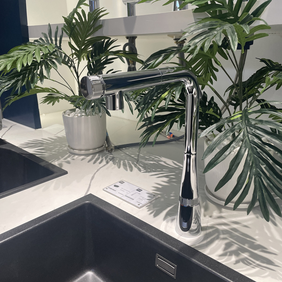 Vòi bếp dây rút nóng lạnh Zedra Smart Control GROHE 31593002