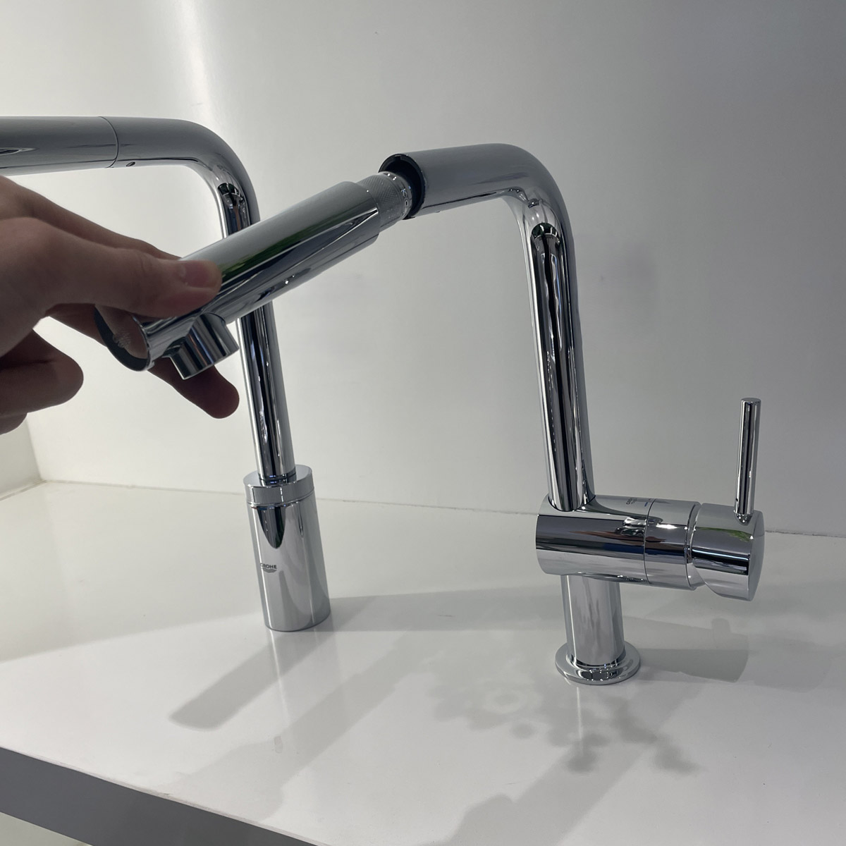 Vòi bếp dây rút nóng lạnh Minta GROHE 32168000