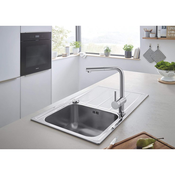 Vòi bếp dây rút nóng lạnh Minta GROHE 32168000
