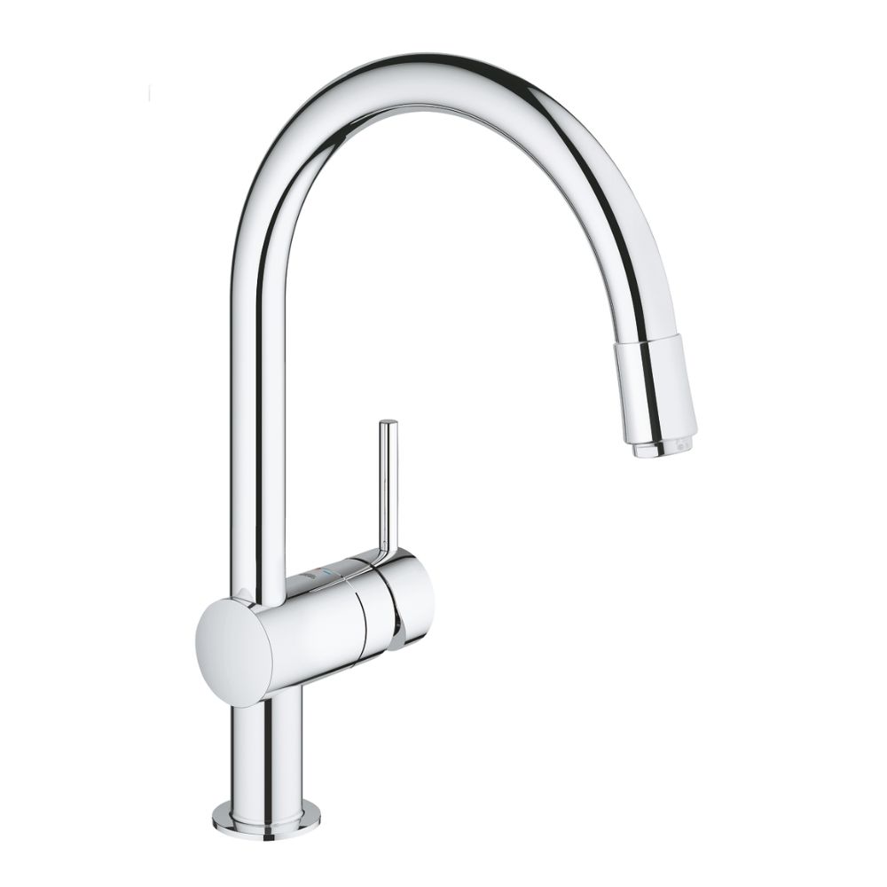 Vòi bếp dây rút nóng lạnh Minta GROHE 32918000