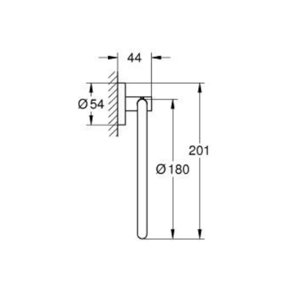 Vòng treo khăn Essentials GROHE 1024612430