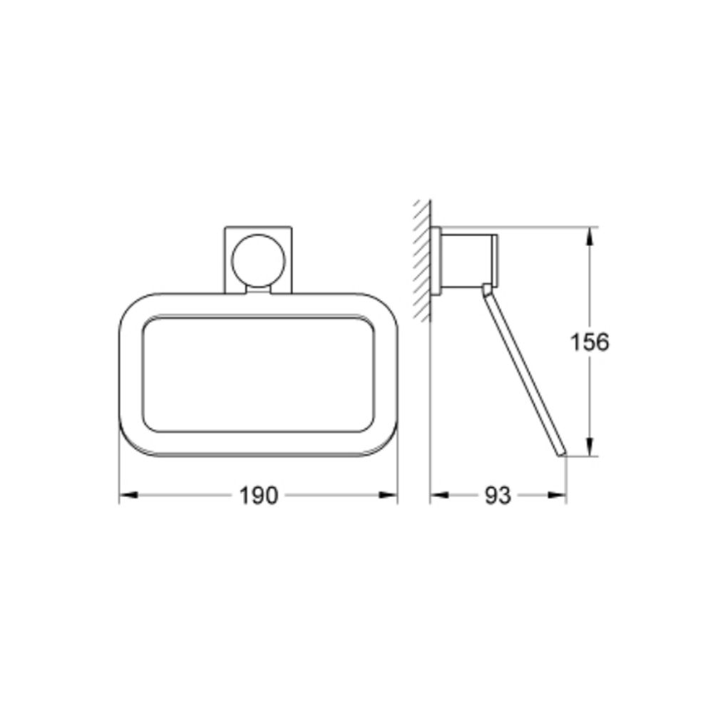 Vòng treo khăn Allure GROHE 40339000