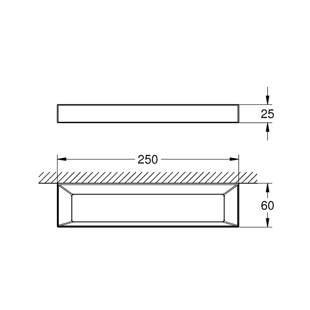 Vòng treo khăn Selection Cube GROHE 40766000