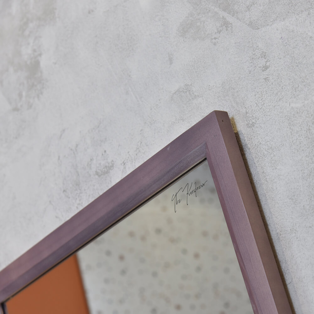 Gương khung gỗ thông sơn màu môn M.A.D (Mộc Anh Đào)