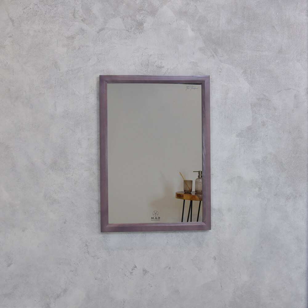 Gương khung gỗ thông sơn màu môn M.A.D (Mộc Anh Đào)