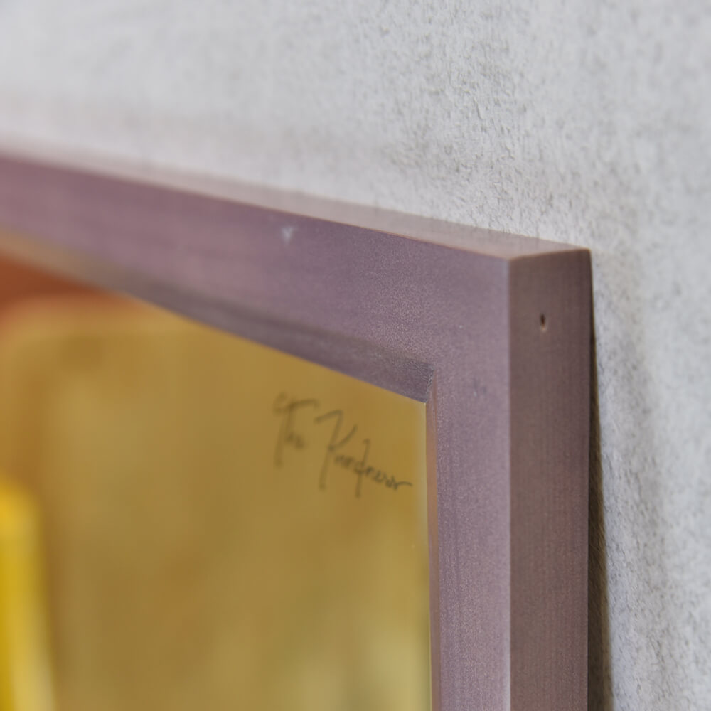 Gương khung gỗ thông sơn màu môn M.A.D (Mộc Anh Đào)