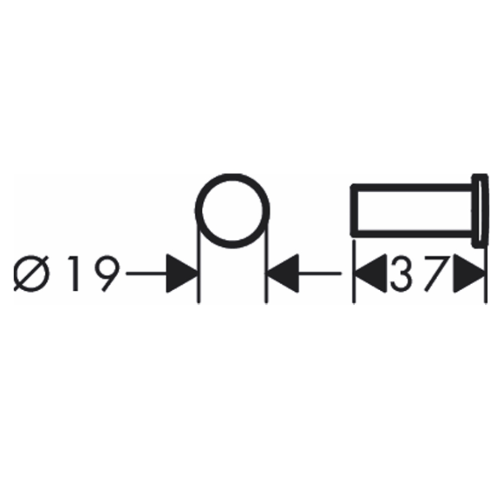 Móc áo đơn Logis Universal Hansgrohe 41711000