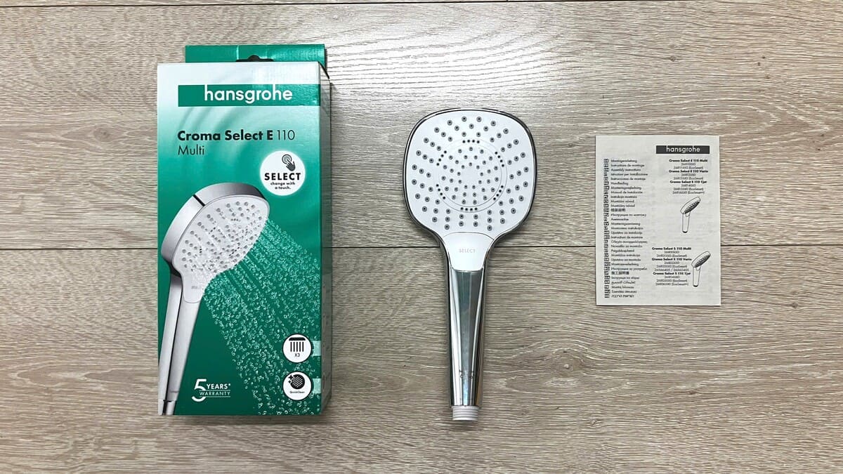 Tay sen tắm Hansgrohe 26810400 HG Croma Select E 110 Multi (3 chế độ)