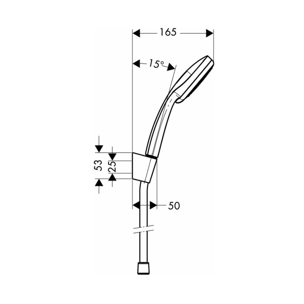 Tay sen tắm Hansgrohe 27594000HG Croma 100 (4 chế độ)