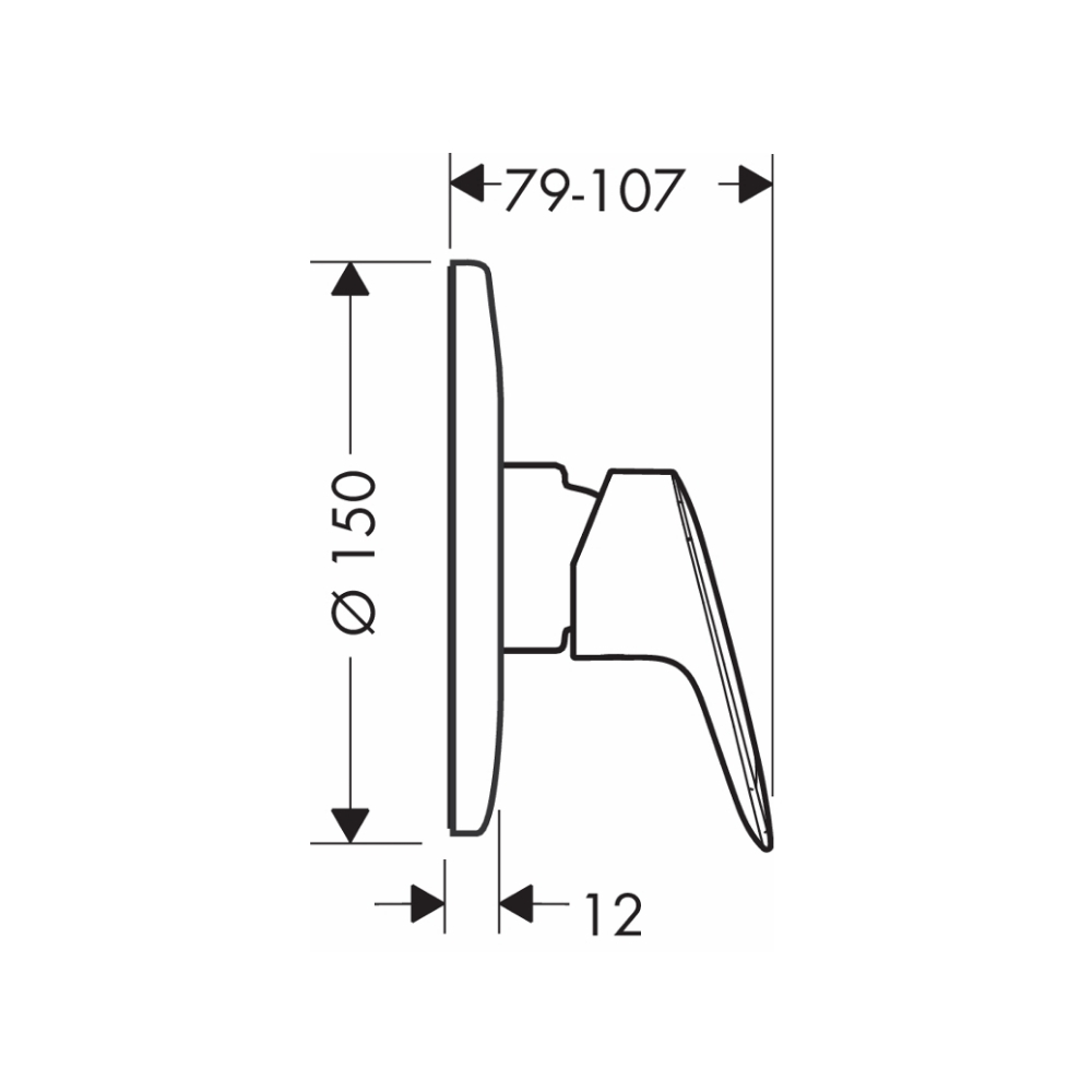 Van điều chỉnh nóng lạnh Logis Hansgrohe 71606000