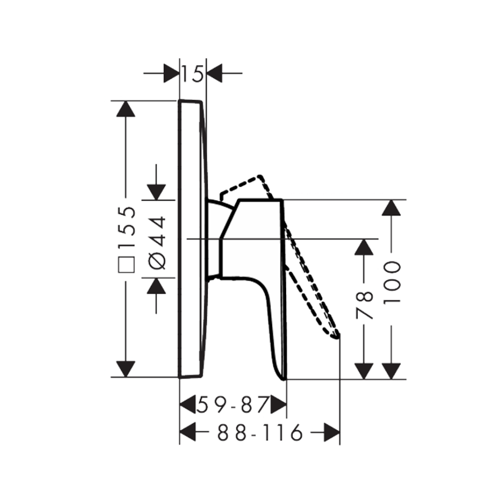 Van điều chỉnh nóng lạnh Talis E Hansgrohe 71765000