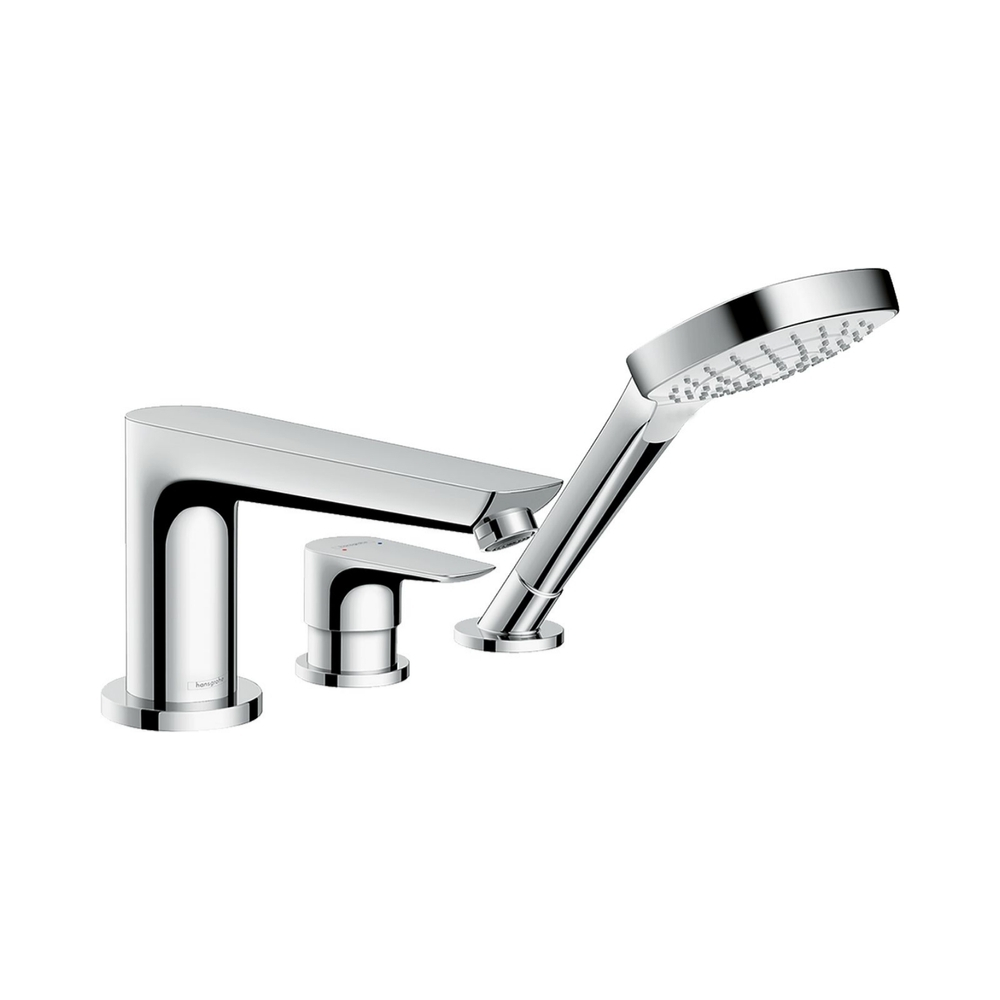 Vòi bồn tắm nóng lạnh 3 lỗ có tay sen Talis E Hansgrohe 71731000