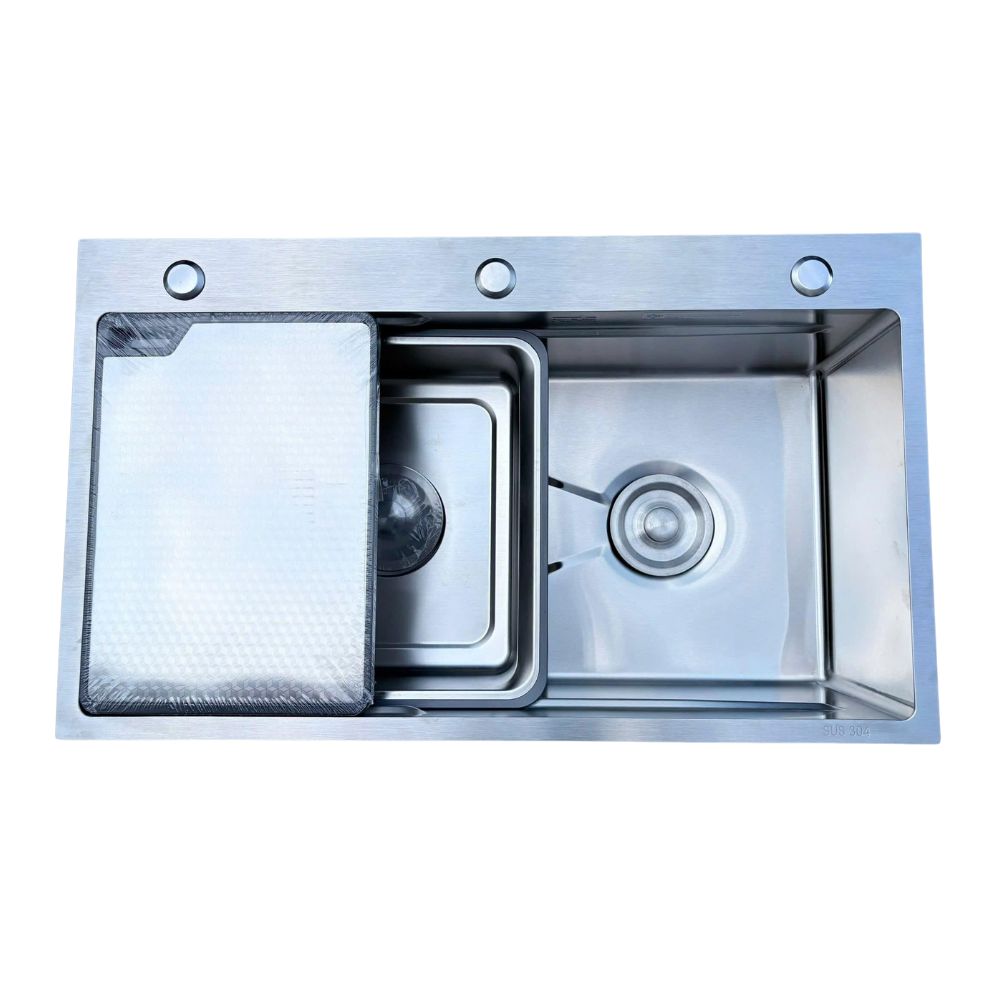 Chậu chén 1 hố inox 304 75x46 cm HITA HD7546-304