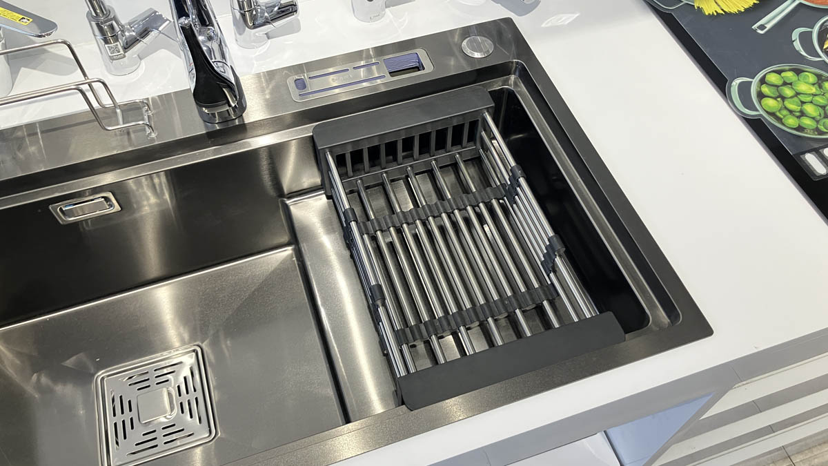 Chậu chén 1 hố phủ nano đen 78x46 cm HITA HD7846NDB