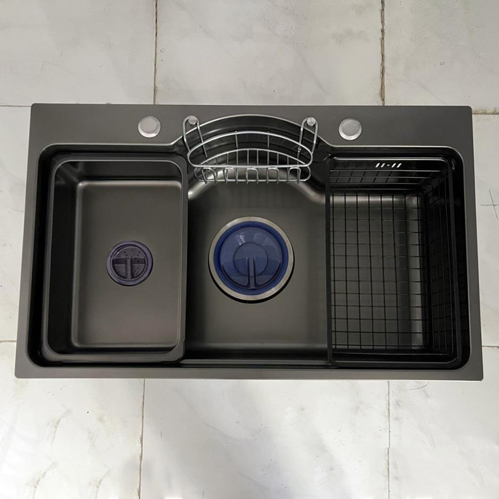 Chậu chén 1 hố inox 304 phủ nano 78x48 cm HITA HD7848ND-304